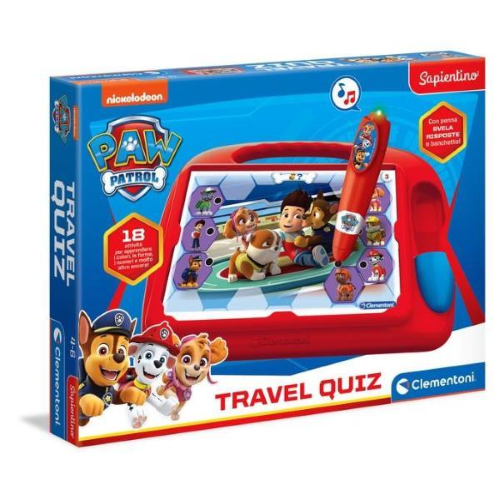 CLEMENTONI SAPIENTINO TRAVEL QUIZ PAW PATROL